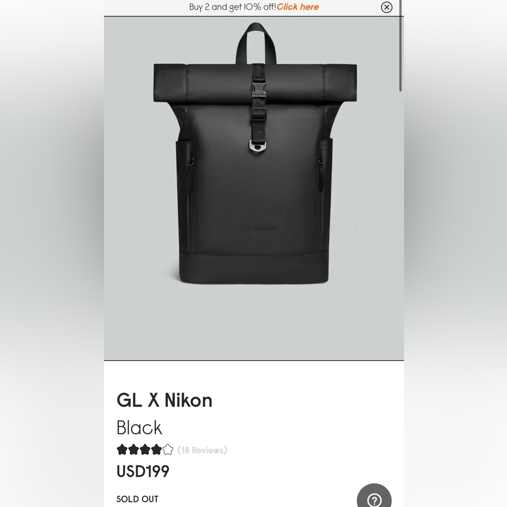 Gaston Luga Stockholm Backpack